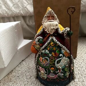 Jim Shore 12 Days of Christmas Santa Figurine “My True Love Gave to Me”